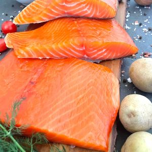 Saumon fumé traditionnel (filet portionné)
